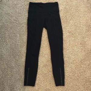 black lululemon leggings- fast and free 7/8